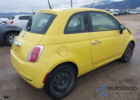 2012 Fiat 500 Pop z USA, uszkodzony, nr VIN 3C3CFFAR6CT183881
